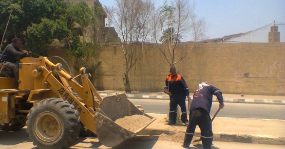 مشروع نظافة حي حلوان والمعصرة
